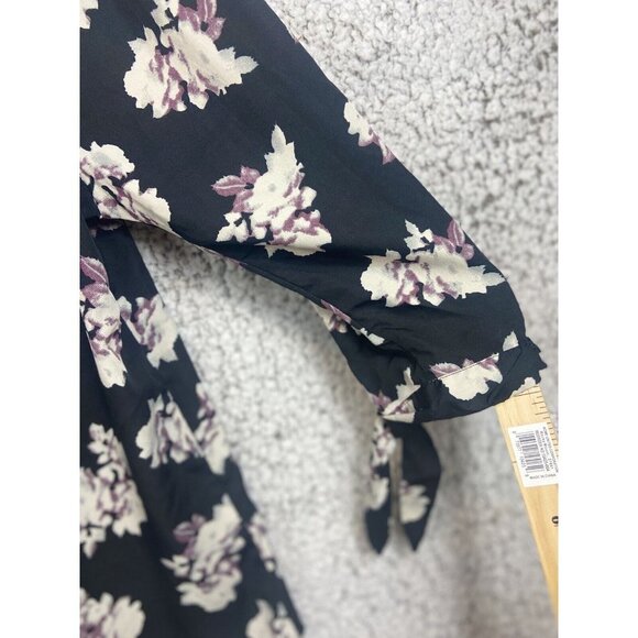 Indulge in Style floral blouse off the shoulders 3/4 sleeve flowy women's SZ 2XL - Picture 2 of 7